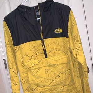 The North Face Fanorak Jacket Windbreaker Yellow